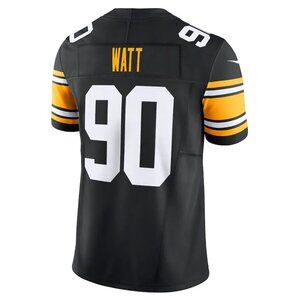 Men's Pittsburgh Steelers T.J. Watt  Black Jersey #90